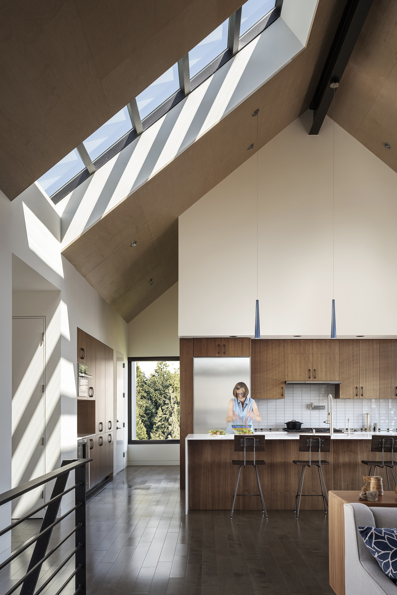 HOME HOUSE KITCHEN SKYLIGHT LIVING ROOM