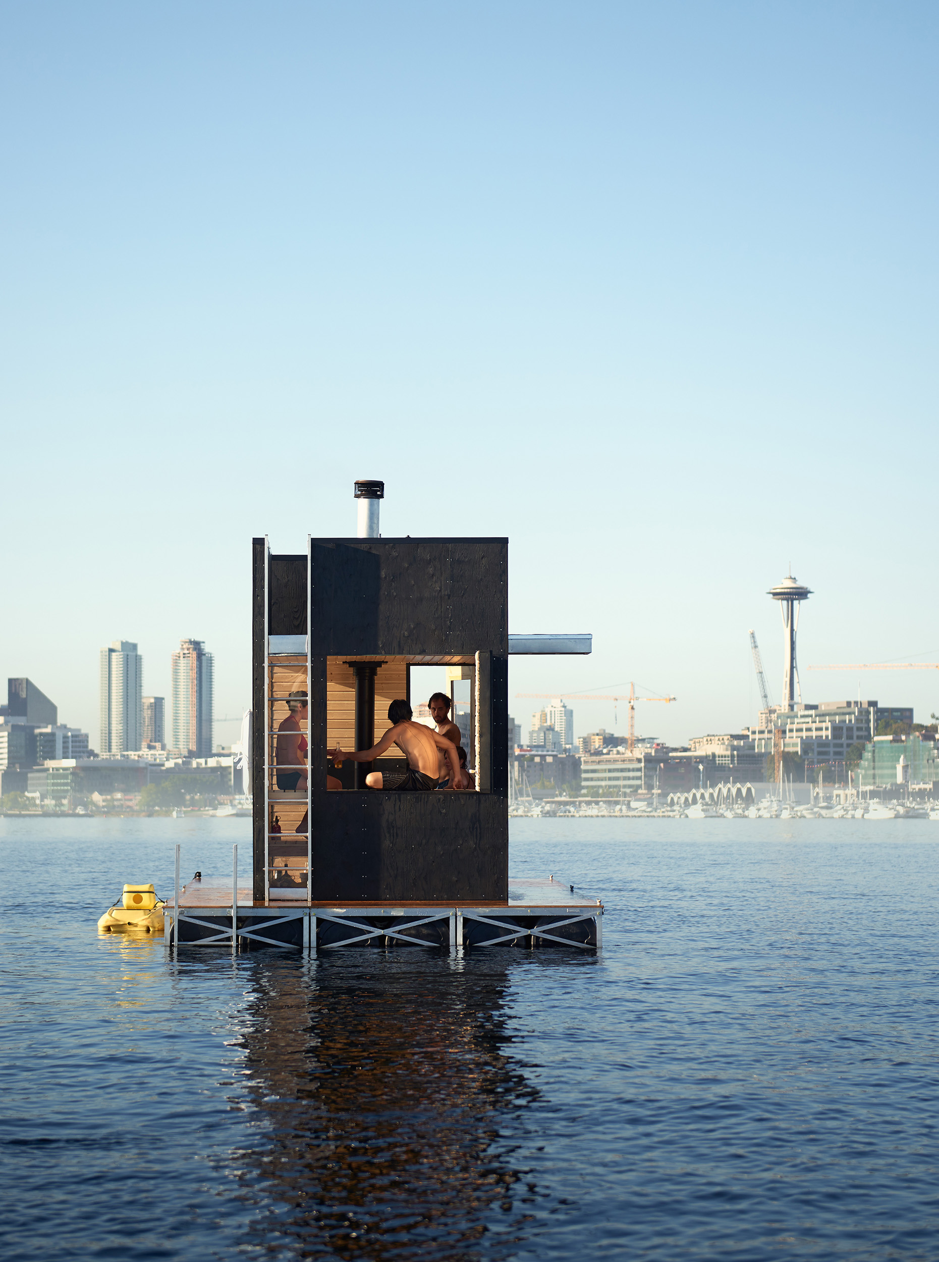 FLOATING SAUNA BACK OPENED