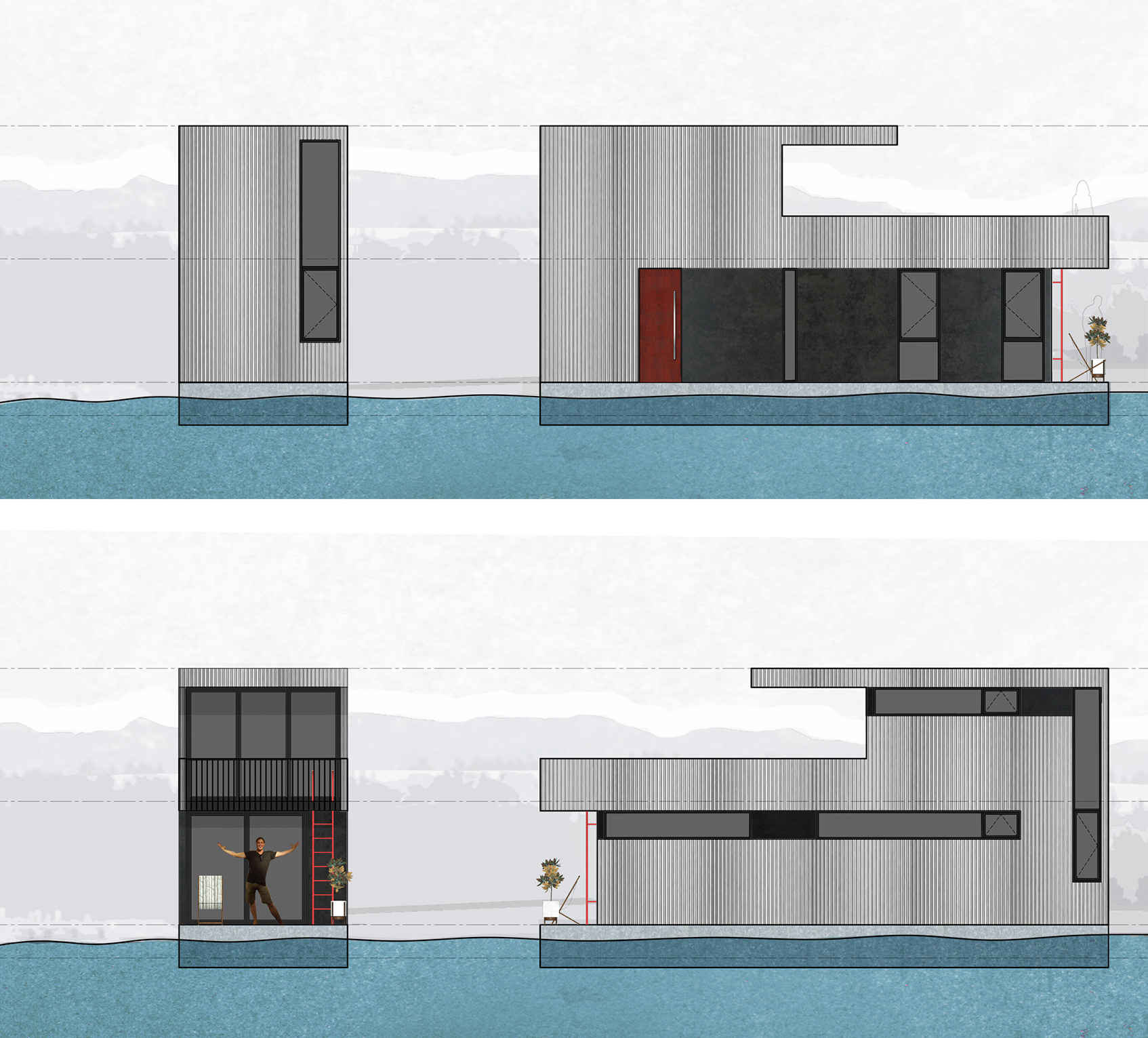 BLATTO BOAT RENDERED ELEVATIONS