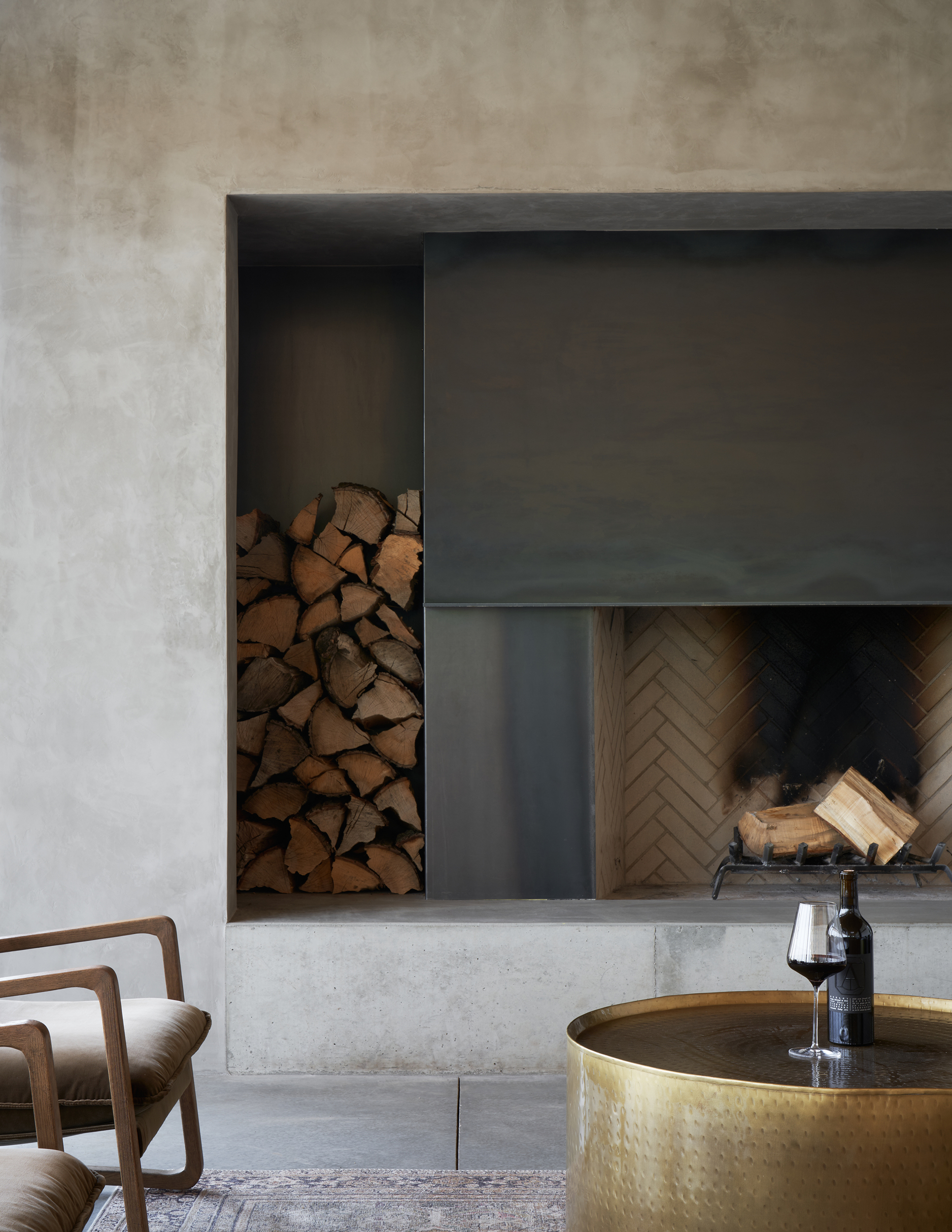 ALTON WINES Fireplace Detail