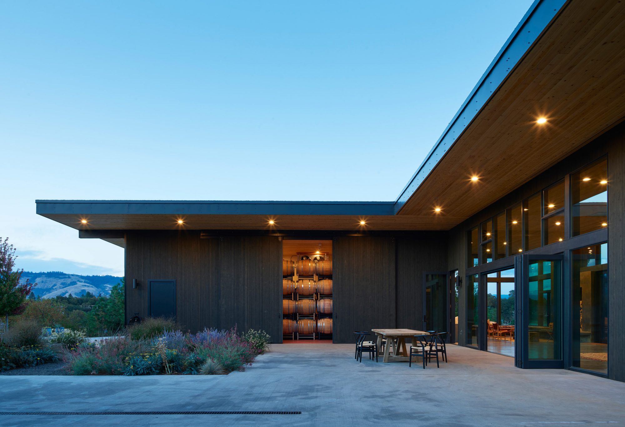 COR CELLARS EVENING BARREL ROOM