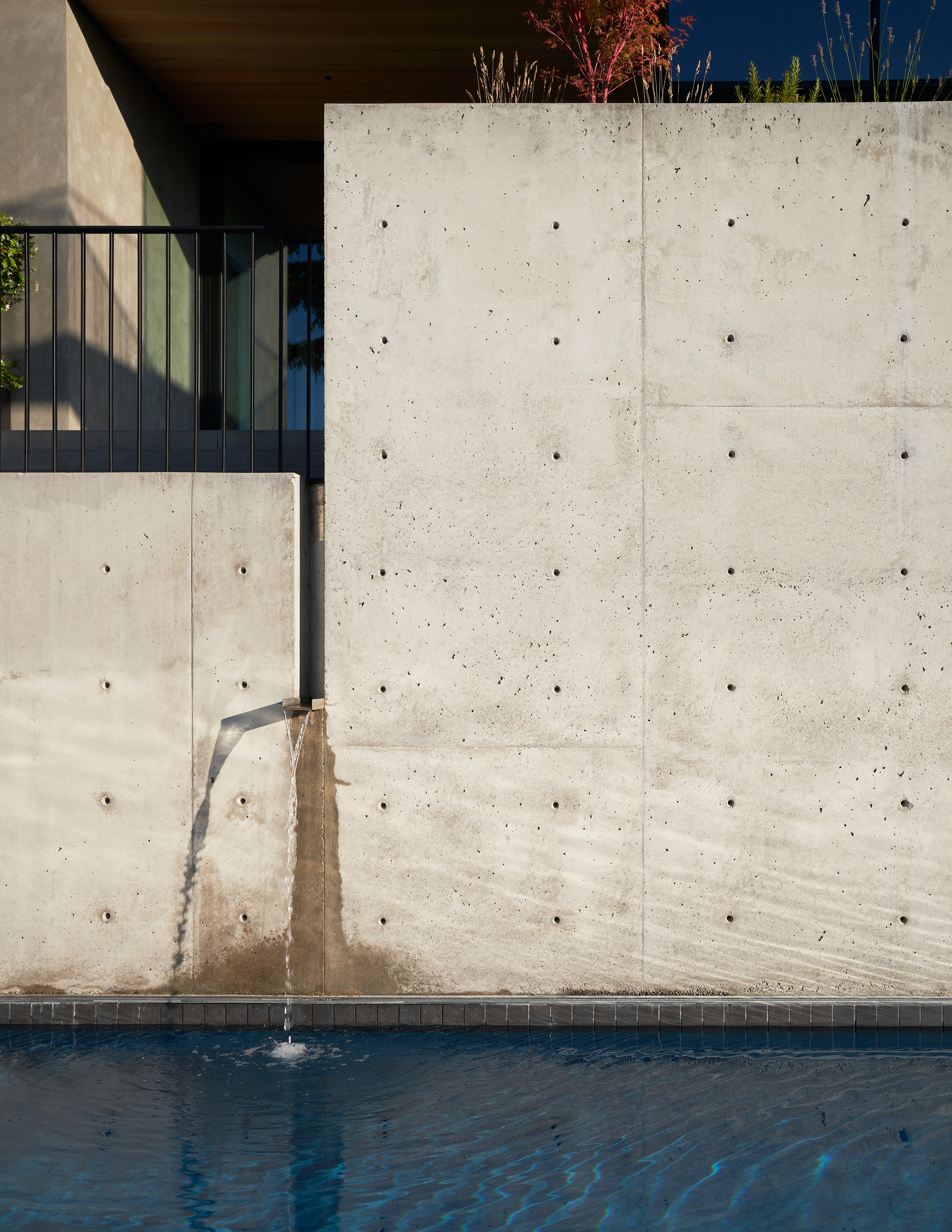 SOUND HOUSE Pool Water Spout Detail