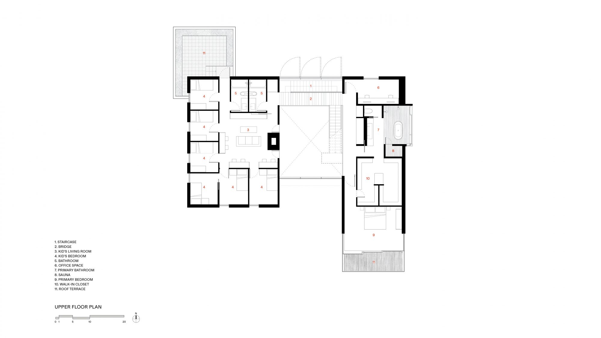 SOUND HOUSE UPPER FLOOR PLAN